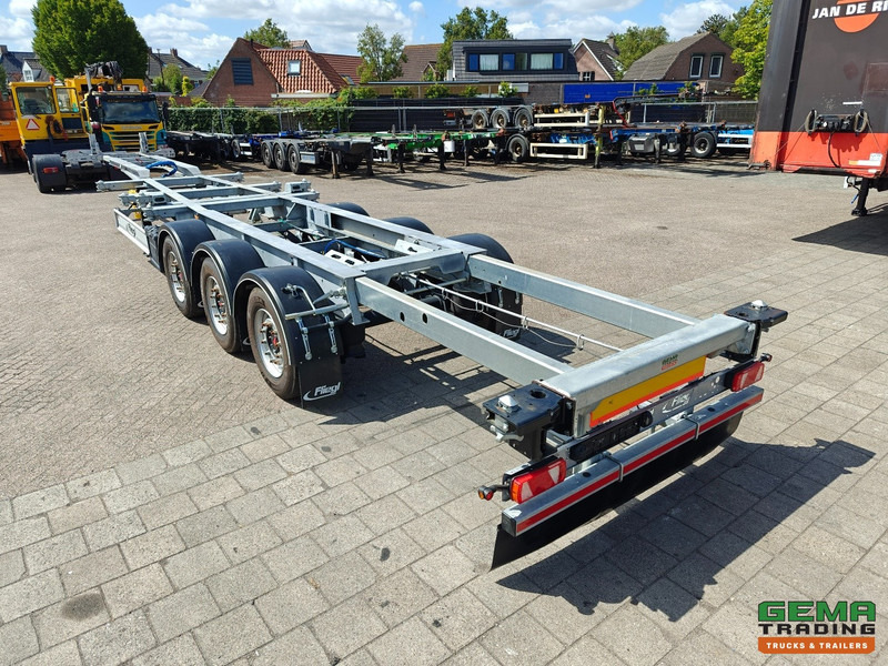 جديدة نصف مقطورة لنقل الحاويات Fliegl SDS01 3-Assen SAF - LiftAs - Schijfremmen - Alle Aansluitingen - Gegalvaniseerd - Kop/KontSchuiver - Ongebruikt!: صورة 6