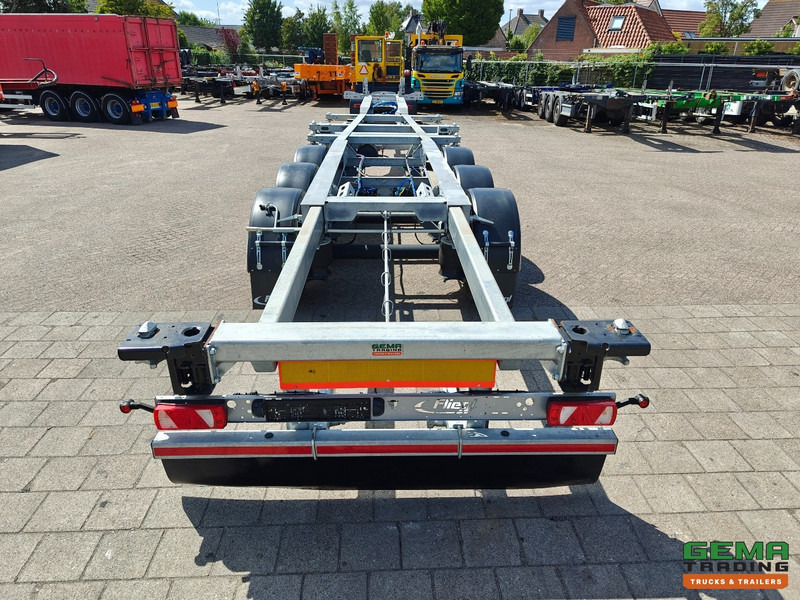 جديدة نصف مقطورة لنقل الحاويات Fliegl SDS01 3-Assen SAF - LiftAs - Schijfremmen - Alle Aansluitingen - Gegalvaniseerd - Kop/KontSchuiver - Ongebruikt!: صورة 8