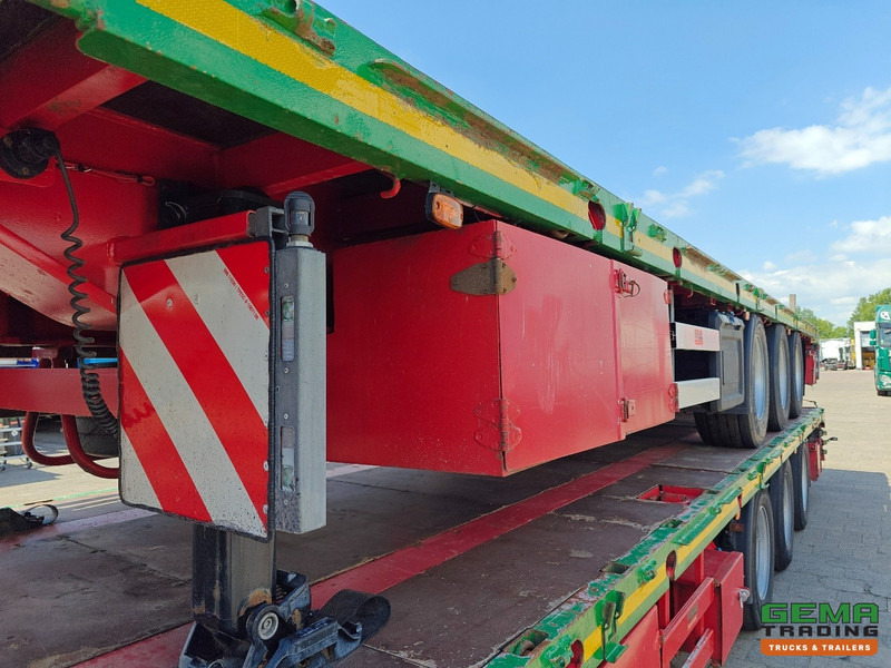 نصف مقطورة مسطحة HRD NTS 3-Assen SAF - MEGA - Heavy Duty - Rongpotten/Rongen - Schuine Achterkant met Rijgoot - Zware kantbalk: صورة 11