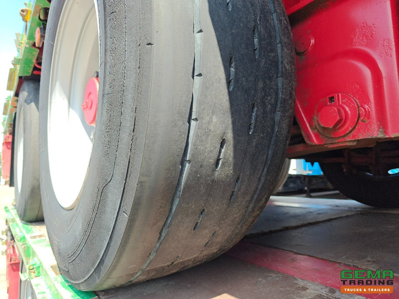 نصف مقطورة مسطحة HRD NTS 3-Assen SAF - MEGA - Heavy Duty - Rongpotten/Rongen - Schuine Achterkant met Rijgoot - Zware kantbalk: صورة 16