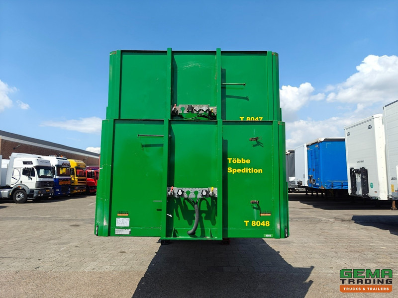 نصف مقطورة مسطحة HRD NTS 3-Assen SAF - MEGA - Heavy Duty - Rongpotten/Rongen - Schuine Achterkant met Rijgoot - Zware kantbalk: صورة 6