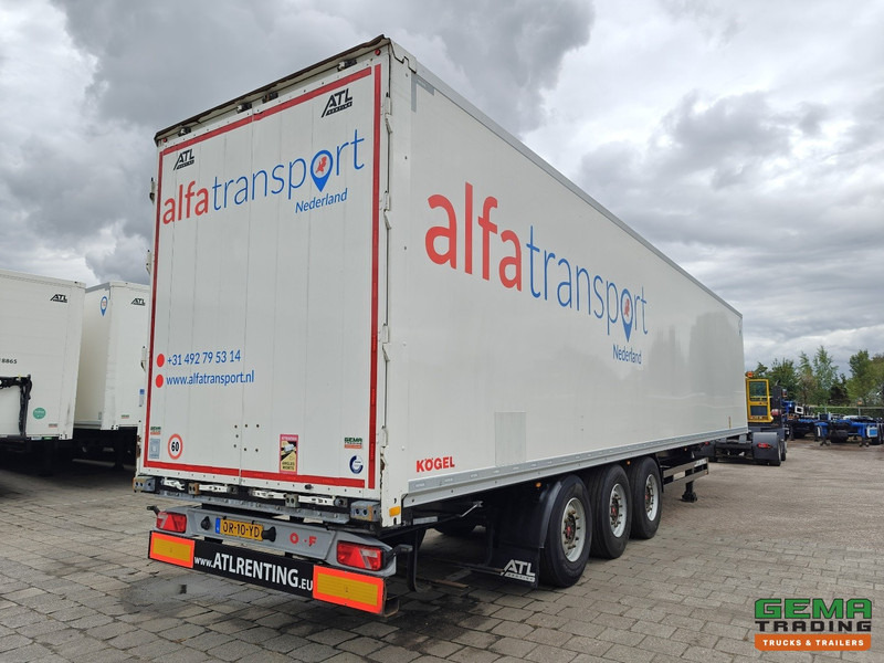 Kögel S24-1 3-Assen SAF - Gesloten Opbouw - Schijfremmen - NL trailer - نصف مقطورة صندوق مغلق: صورة 4 Kögel S24-1 3-Assen SAF - Gesloten Opbouw - Schijfremmen - NL trailer - نصف مقطورة صندوق مغلق: صورة 4