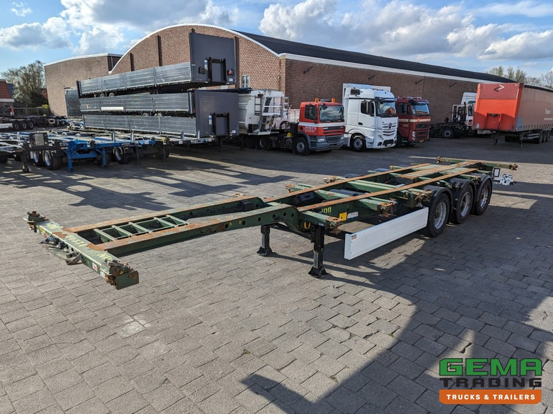 Krone SD 27 3-Assen BPW Kont Schuiver - DrumBrakes - 5280kg (O1776) - نصف مقطورة لنقل الحاويات: صورة 3 Krone SD 27 3-Assen BPW Kont Schuiver - DrumBrakes - 5280kg (O1776) - نصف مقطورة لنقل الحاويات: صورة 3
