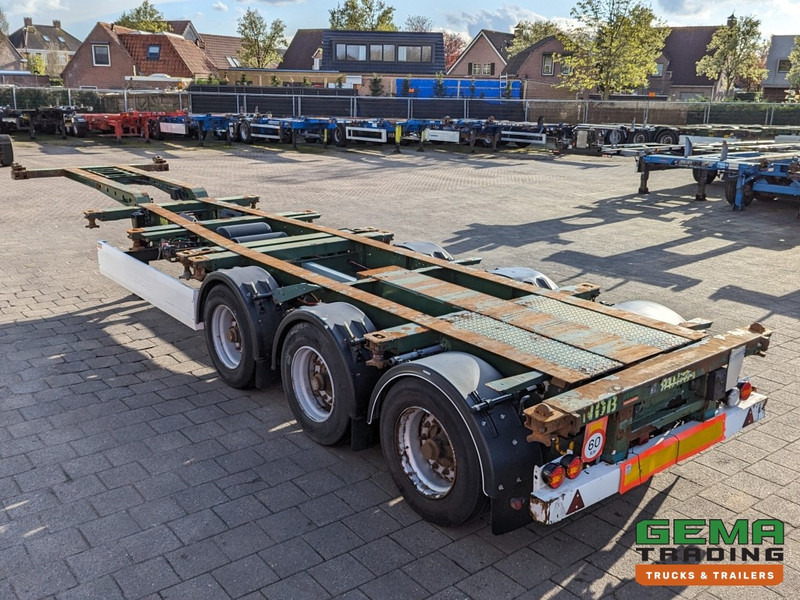 Krone SD 27 3-Assen BPW Kont Schuiver - DrumBrakes - 5280kg (O1776) - نصف مقطورة لنقل الحاويات: صورة 4 Krone SD 27 3-Assen BPW Kont Schuiver - DrumBrakes - 5280kg (O1776) - نصف مقطورة لنقل الحاويات: صورة 4