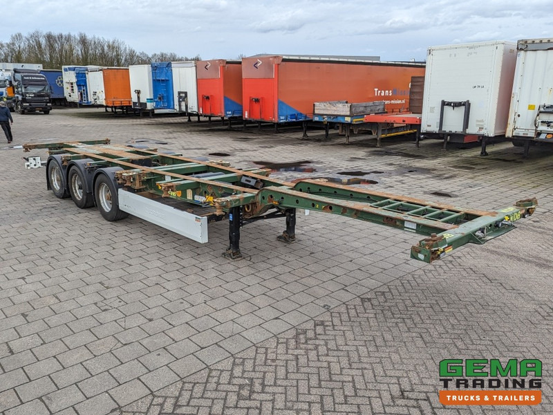 Krone SD 27 3-Assen BPW RearSlider - DrumBrakes - 5280kg - 07/2024APK (O1779) - نصف مقطورة لنقل الحاويات: صورة 4 Krone SD 27 3-Assen BPW RearSlider - DrumBrakes - 5280kg - 07/2024APK (O1779) - نصف مقطورة لنقل الحاويات: صورة 4