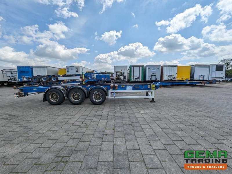 نصف مقطورة لنقل الحاويات Krone SD27 3-Assen BPW Drumbrakes - 4700KG - All Connections (O1913): صورة 12
