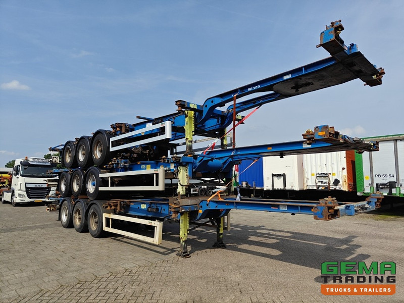 Krone SDC 27 3-assen BPW - DrumBrakes - 4700KG - 2x 20FT 1x 30FT 1x40FT - Package of 3 - NL kentekens - نصف مقطورة لنقل الحاويات: صورة 3 Krone SDC 27 3-assen BPW - DrumBrakes - 4700KG - 2x 20FT 1x 30FT 1x40FT - Package of 3 - NL kentekens - نصف مقطورة لنقل الحاويات: صورة 3