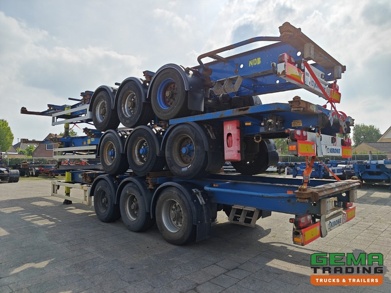 Krone SDC 27 3-assen BPW - DrumBrakes - 4700KG - 2x 20FT 1x 30FT 1x40FT - Package of 3 - NL kentekens - نصف مقطورة لنقل الحاويات: صورة 4 Krone SDC 27 3-assen BPW - DrumBrakes - 4700KG - 2x 20FT 1x 30FT 1x40FT - Package of 3 - NL kentekens - نصف مقطورة لنقل الحاويات: صورة 4