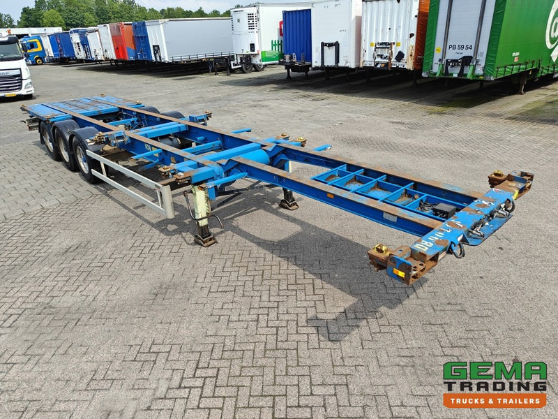 Krone SDC 27 3 assen BPW - DrumBrakes - 5340KG - 2x 20FT 1x 30FT 1x40FT - NL kenteken - نصف مقطورة لنقل الحاويات: صورة 4 Krone SDC 27 3 assen BPW - DrumBrakes - 5340KG - 2x 20FT 1x 30FT 1x40FT - NL kenteken - نصف مقطورة لنقل الحاويات: صورة 4