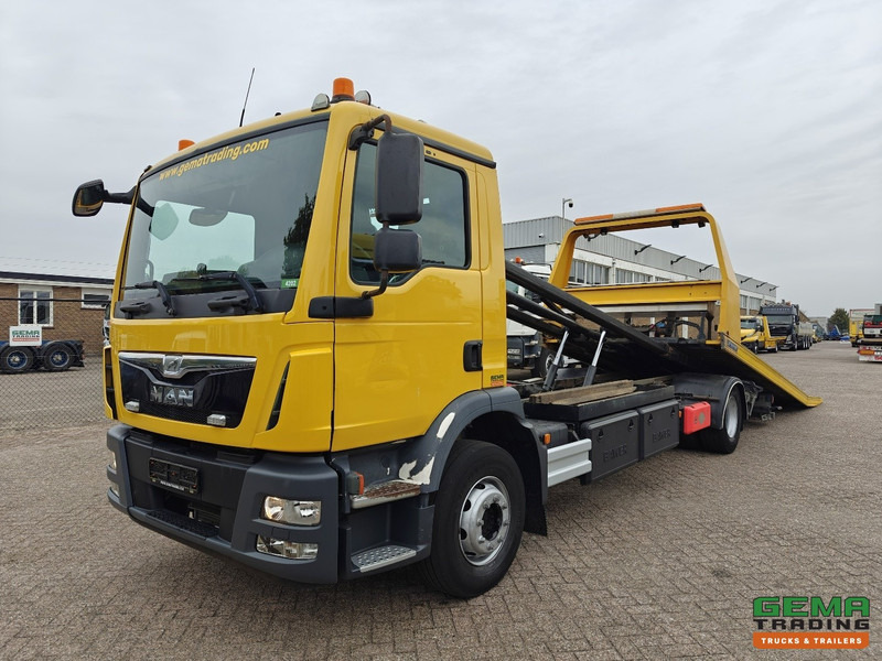 MAN TGM 15.290 4x2 Dagcabine (3 pl) Euro6 - Jige Simplex 6T5 + Lier 3.5T + Bril 3000kg - شاحنة سحب: صورة 1 MAN TGM 15.290 4x2 Dagcabine (3 pl) Euro6 - Jige Simplex 6T5 + Lier 3.5T + Bril 3000kg - شاحنة سحب: صورة 1