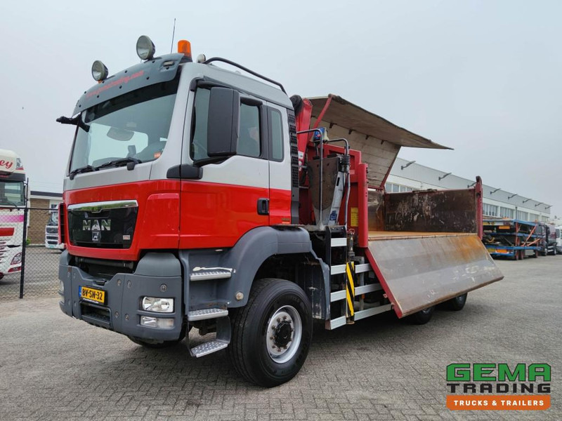 MAN TGS 26.400 6x6 4 Daycab Euro4 - HMF1643Z2 - Hyva 2-Zijdige Kipper 5.4m. - REBUILT ENGINE - TOP! (V584) - شاحنة قلاب, شاحنة كرين: صورة 2 MAN TGS 26.400 6x6 4 Daycab Euro4 - HMF1643Z2 - Hyva 2-Zijdige Kipper 5.4m. - REBUILT ENGINE - TOP! (V584) - شاحنة قلاب, شاحنة كرين: صورة 2