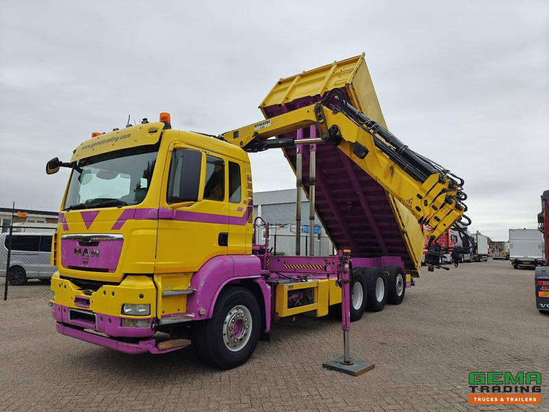 MAN TGS 35.440 8x4/4 Dagcabine Euro5 - Hymatec Kipper + Hiab 166 ES-4 Pro - Alcoa - 02/2026 APK - شاحنة قلاب, شاحنة كرين: صورة 1 MAN TGS 35.440 8x4/4 Dagcabine Euro5 - Hymatec Kipper + Hiab 166 ES-4 Pro - Alcoa - 02/2026 APK - شاحنة قلاب, شاحنة كرين: صورة 1