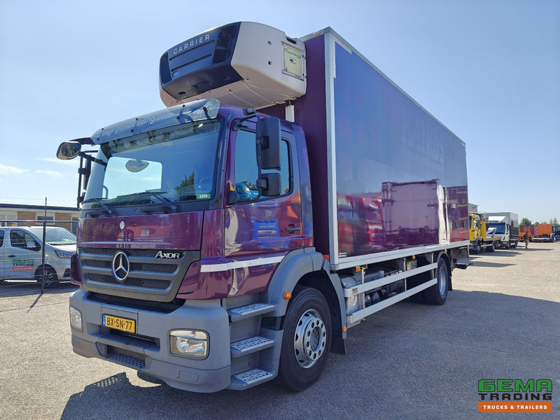 Mercedes-Benz AXOR 1824 L 4x2 Dagcab Euro5 - Koel-Vriesbak 7.5M - Carrier Supra 950MT + Laadklep 2000KG - Zijdeuren - شاحنة الفريزر: صورة 1 Mercedes-Benz AXOR 1824 L 4x2 Dagcab Euro5 - Koel-Vriesbak 7.5M - Carrier Supra 950MT + Laadklep 2000KG - Zijdeuren - شاحنة الفريزر: صورة 1