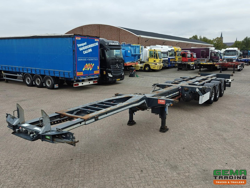 Pacton ET3 3-Assen SAF - MULTI - Schijfremmen - LiftAs - 3x Uitschuifbaar - 03/2026 APK - نصف مقطورة لنقل الحاويات: صورة 1 Pacton ET3 3-Assen SAF - MULTI - Schijfremmen - LiftAs - 3x Uitschuifbaar - 03/2026 APK - نصف مقطورة لنقل الحاويات: صورة 1