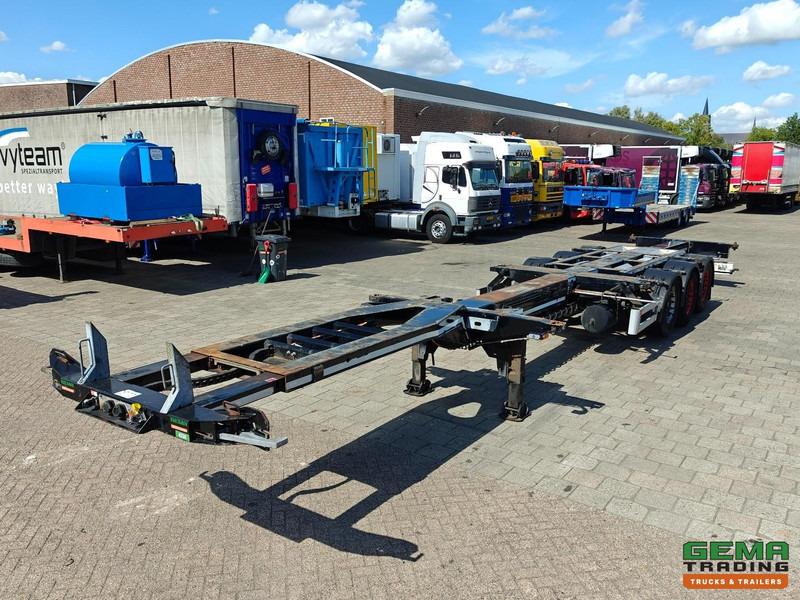 Pacton ET3 3-Assen Valx - MULTI - Schijfremmen - LiftAs - 3x Uitschuifbaar - ADR lekbak - نصف مقطورة لنقل الحاويات: صورة 1 Pacton ET3 3-Assen Valx - MULTI - Schijfremmen - LiftAs - 3x Uitschuifbaar - ADR lekbak - نصف مقطورة لنقل الحاويات: صورة 1