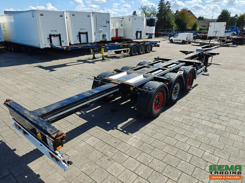 Pacton ET3 3-Assen Valx - MULTI - Schijfremmen - LiftAs - 3x Uitschuifbaar - ADR lekbak - نصف مقطورة لنقل الحاويات: صورة 3 Pacton ET3 3-Assen Valx - MULTI - Schijfremmen - LiftAs - 3x Uitschuifbaar - ADR lekbak - نصف مقطورة لنقل الحاويات: صورة 3