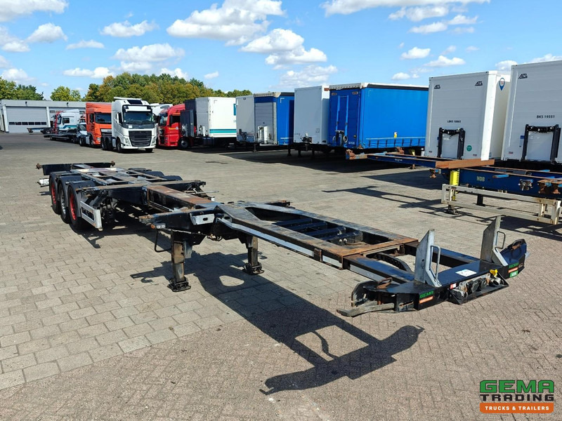 Pacton ET3 3-Assen Valx - MULTI - Schijfremmen - LiftAs - 3x Uitschuifbaar - ADR lekbak - نصف مقطورة لنقل الحاويات: صورة 3 Pacton ET3 3-Assen Valx - MULTI - Schijfremmen - LiftAs - 3x Uitschuifbaar - ADR lekbak - نصف مقطورة لنقل الحاويات: صورة 3