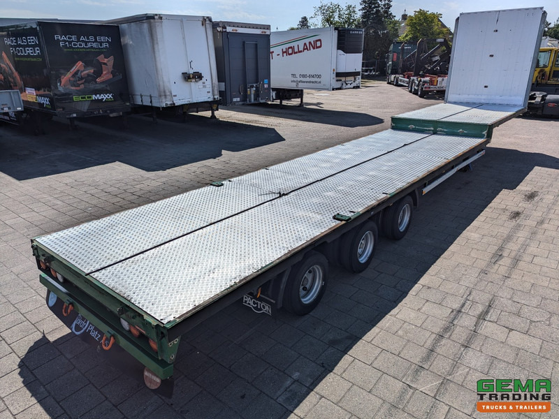 Pacton SXD3 3-Assen - Semi Dieplader - Hydr. Steunpoten - Traanplaat vloer - 3e as naloop gestuurd - عربة منخفضة مسطحة نصف مقطورة: صورة 2 Pacton SXD3 3-Assen - Semi Dieplader - Hydr. Steunpoten - Traanplaat vloer - 3e as naloop gestuurd - عربة منخفضة مسطحة نصف مقطورة: صورة 2