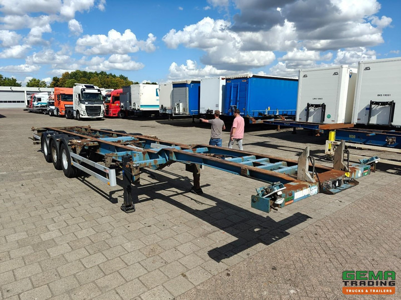 Pacton T3-007 3-Assen SAF - Trommelremmen - Lift As - Vast - Alle Aansluitingen - 4700KG - نصف مقطورة لنقل الحاويات: صورة 4 Pacton T3-007 3-Assen SAF - Trommelremmen - Lift As - Vast - Alle Aansluitingen - 4700KG - نصف مقطورة لنقل الحاويات: صورة 4