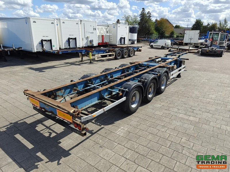 Pacton T3-007 3-Assen SAF - Trommelremmen - Lift As - Vast - Alle Aansluitingen - 4700KG - نصف مقطورة لنقل الحاويات: صورة 1 Pacton T3-007 3-Assen SAF - Trommelremmen - Lift As - Vast - Alle Aansluitingen - 4700KG - نصف مقطورة لنقل الحاويات: صورة 1