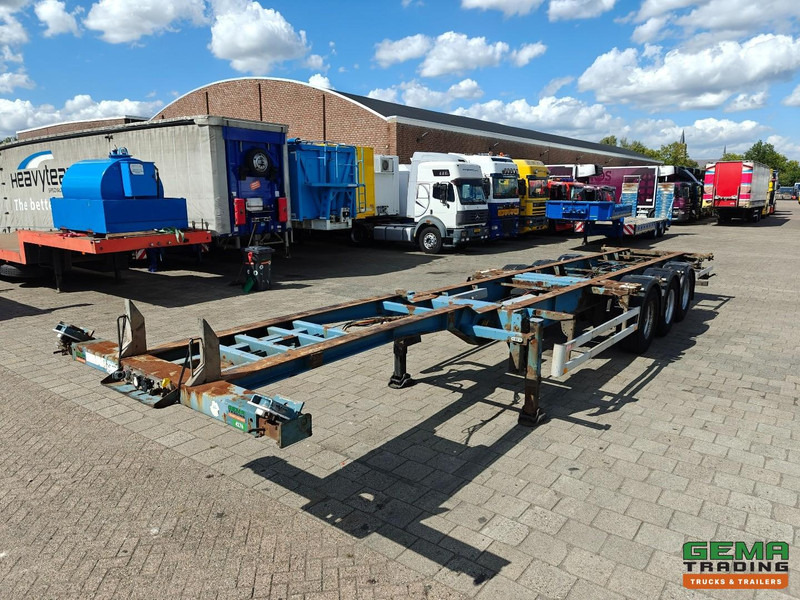 Pacton T3-007 3-Assen SAF - Trommelremmen - Lift As - Vast - Alle Aansluitingen - 4700KG - نصف مقطورة لنقل الحاويات: صورة 2 Pacton T3-007 3-Assen SAF - Trommelremmen - Lift As - Vast - Alle Aansluitingen - 4700KG - نصف مقطورة لنقل الحاويات: صورة 2