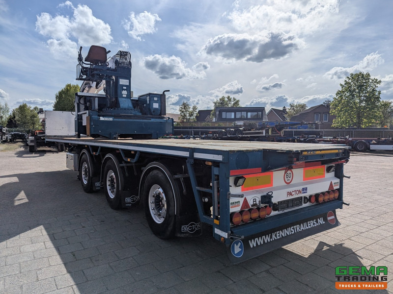 Pacton TPD.339-A Kennis R-40/100-3 Rollerkraan - 3-Assen SAF - 1 Liftas - 2-Stuurassen - Alcoa's - نصف مقطورة مسطحة: صورة 4 Pacton TPD.339-A Kennis R-40/100-3 Rollerkraan - 3-Assen SAF - 1 Liftas - 2-Stuurassen - Alcoa's - نصف مقطورة مسطحة: صورة 4