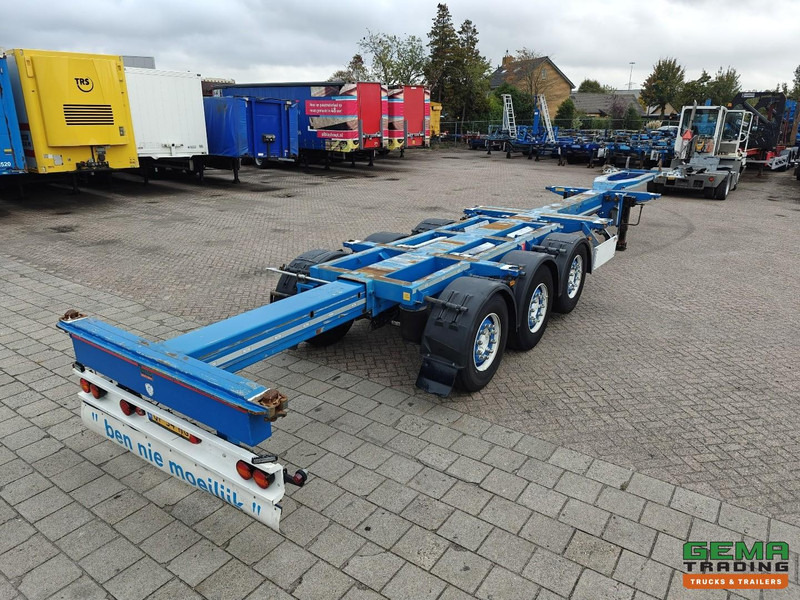Pacton TXC343 3-Assen Valx - MULTI - Schijfremmen - LiftAs - 3x Uitschuifbaar - 05/2026 APK - نصف مقطورة لنقل الحاويات: صورة 1 Pacton TXC343 3-Assen Valx - MULTI - Schijfremmen - LiftAs - 3x Uitschuifbaar - 05/2026 APK - نصف مقطورة لنقل الحاويات: صورة 1
