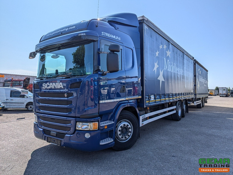 Scania G410 6x2/4 Streamline Euro6 - Retarder + Van Hool 2-Assige Aanhanger - SchuifzeilenCombi - SmartTachoV2 - شاحنة مقفلة: صورة 1 Scania G410 6x2/4 Streamline Euro6 - Retarder + Van Hool 2-Assige Aanhanger - SchuifzeilenCombi - SmartTachoV2 - شاحنة مقفلة: صورة 1