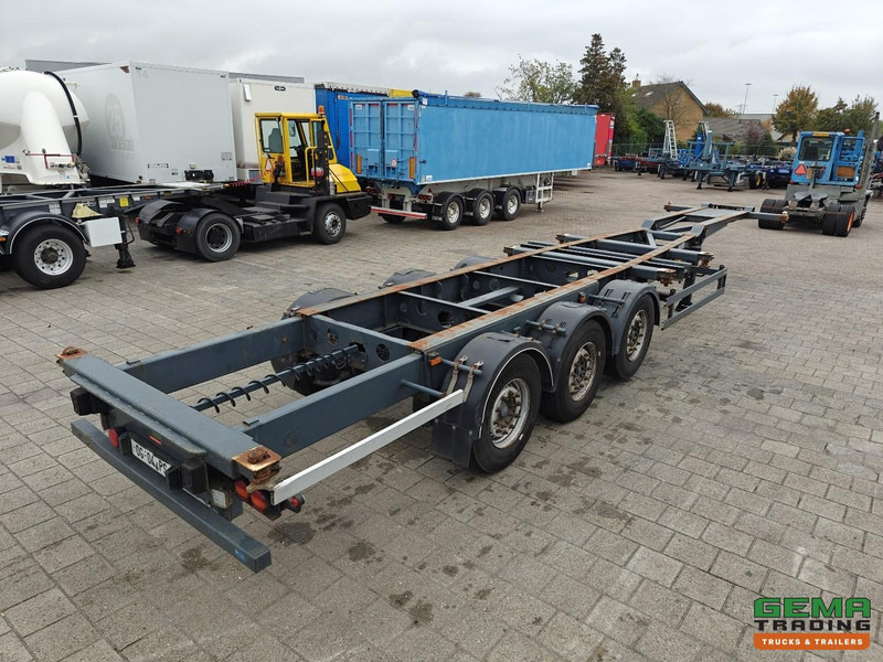 Schmitz Cargobull SCF 24 G 3-Assen MB - LiftAs - Schijfremmen - Vast Chassis - 2x20FT 1x30FT 40FT aansluiting - نصف مقطورة لنقل الحاويات: صورة 1 Schmitz Cargobull SCF 24 G 3-Assen MB - LiftAs - Schijfremmen - Vast Chassis - 2x20FT 1x30FT 40FT aansluiting - نصف مقطورة لنقل الحاويات: صورة 1