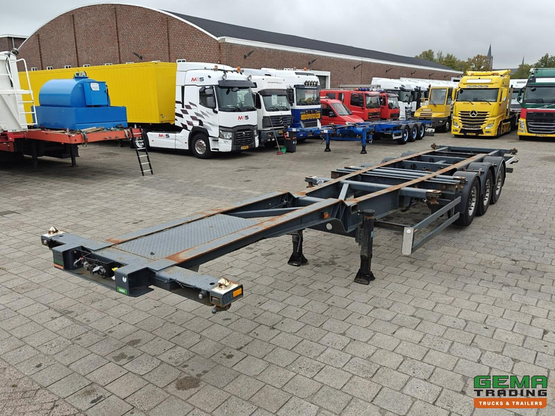 Schmitz Cargobull SCF 24 G 3-Assen MB - LiftAs - Schijfremmen - Vast Chassis - 2x20FT 1x30FT 40FT aansluiting - نصف مقطورة لنقل الحاويات: صورة 2 Schmitz Cargobull SCF 24 G 3-Assen MB - LiftAs - Schijfremmen - Vast Chassis - 2x20FT 1x30FT 40FT aansluiting - نصف مقطورة لنقل الحاويات: صورة 2