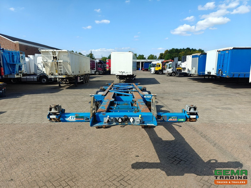 نصف مقطورة لنقل الحاويات Van Hool 3B0079 3-Assen SAF - Schijfremmen - Alle aansluitingen / Universeel chassis: صورة 8