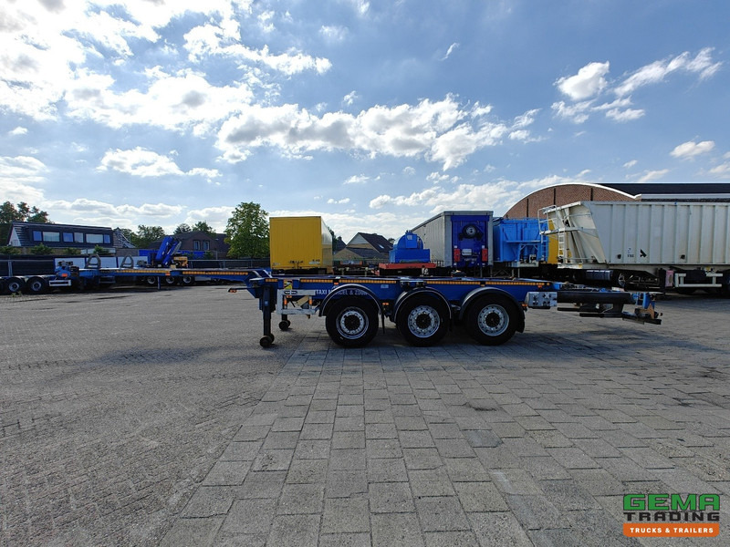 نصف مقطورة لنقل الحاويات Van Hool 3B0079 3-Assen SAF - Schijfremmen - Alle aansluitingen / Universeel chassis: صورة 15