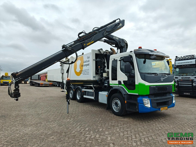 Volvo FE 280 6x2/4 Dagcab Euro6B - Bekker LaGram VP II 516V19 + Hiab 211 BW-3 Hipro - شاحنة النفايات: صورة 4 Volvo FE 280 6x2/4 Dagcab Euro6B - Bekker LaGram VP II 516V19 + Hiab 211 BW-3 Hipro - شاحنة النفايات: صورة 4