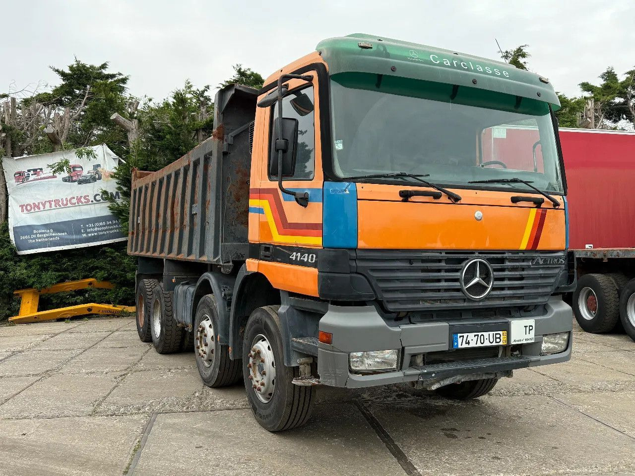 شاحنة قلاب Mercedes-Benz Actros 4140 V6 8X4 Tipper Spring/Spring Manual G: صورة 20