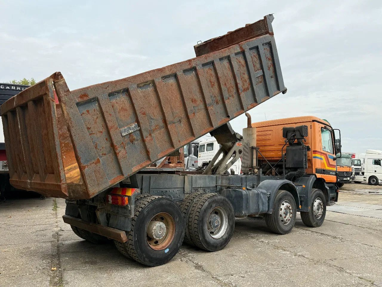 شاحنة قلاب Mercedes-Benz Actros 4140 V6 8X4 Tipper Spring/Spring Manual G: صورة 7