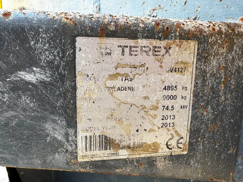 Terex 9 Ton 4X4 Mini Dumper *3711 Hours* - شاحنة قلابة صغيرة: صورة 5 Terex 9 Ton 4X4 Mini Dumper *3711 Hours* - شاحنة قلابة صغيرة: صورة 5