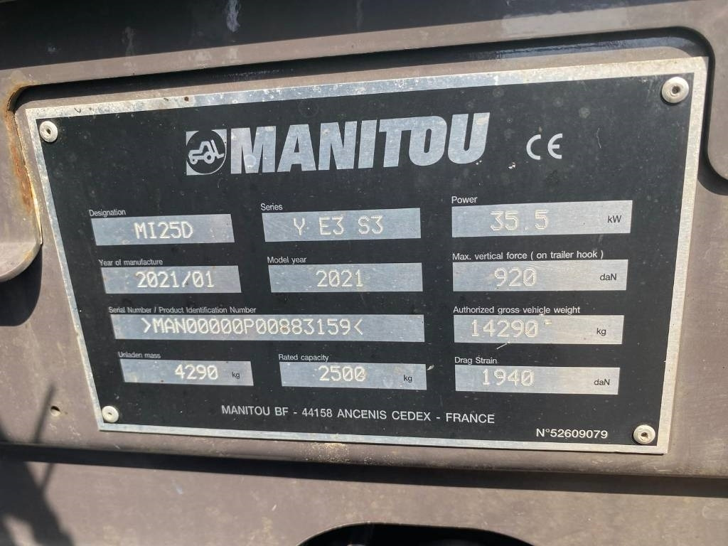 رافعة شوكية ديزل Manitou Mi25D: صورة 31 رافعة شوكية ديزل Manitou Mi25D: صورة 31
