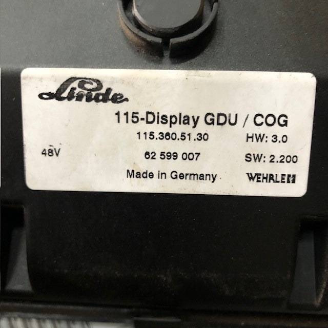 115-Display GDU/COG for Linde - النظام الكهربائي - معدات المناولة: صورة 4 115-Display GDU/COG for Linde - النظام الكهربائي - معدات المناولة: صورة 4