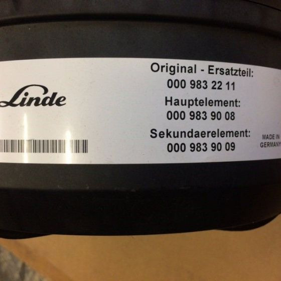 Air filter for Linde H50-80, Series 396 - فلتر الهواء - رافعة شوكية: صورة 4 Air filter for Linde H50-80, Series 396 - فلتر الهواء - رافعة شوكية: صورة 4