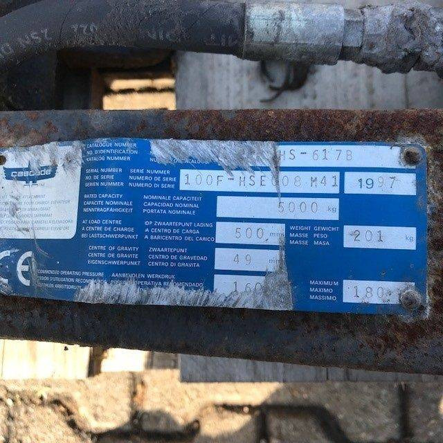 CASCADE FORKPOSITIONER WITH SEPARATE SIDE SHIFT - ملحق: صورة 5 CASCADE FORKPOSITIONER WITH SEPARATE SIDE SHIFT - ملحق: صورة 5