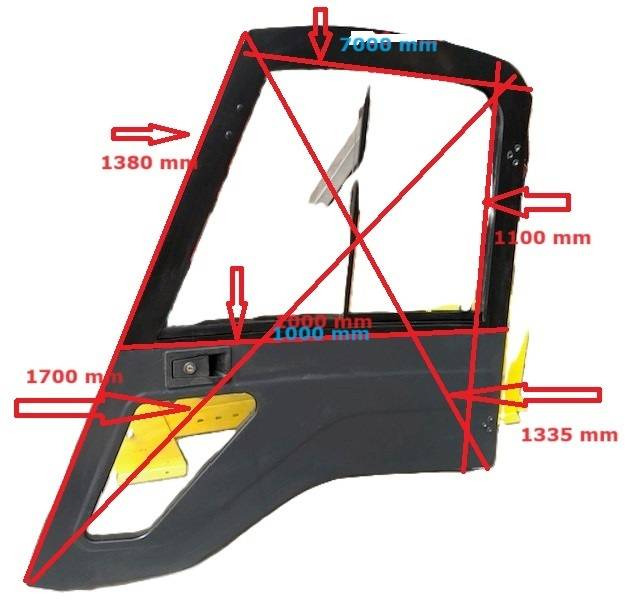 Door left for Linde /386 - باب و قطع الغيار - معدات المناولة: صورة 2 Door left for Linde /386 - باب و قطع الغيار - معدات المناولة: صورة 2