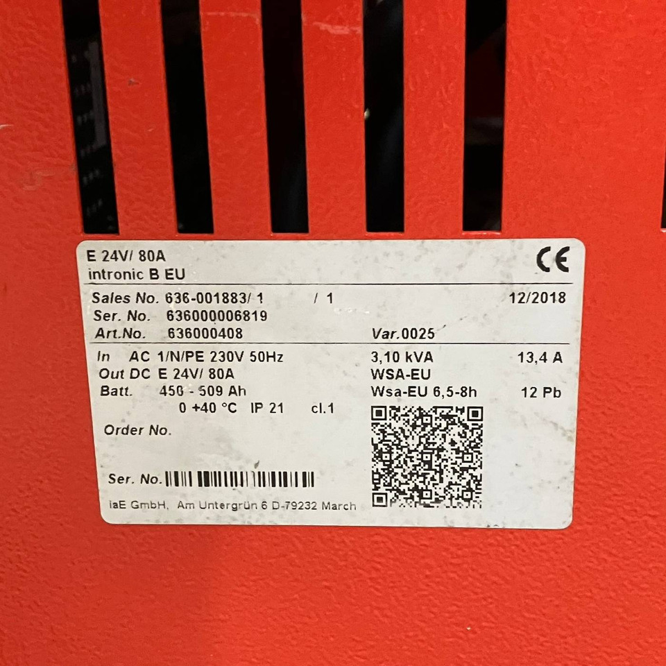 Hawker 24V/80A - قطع غيار - معدات المناولة: صورة 5 Hawker 24V/80A - قطع غيار - معدات المناولة: صورة 5