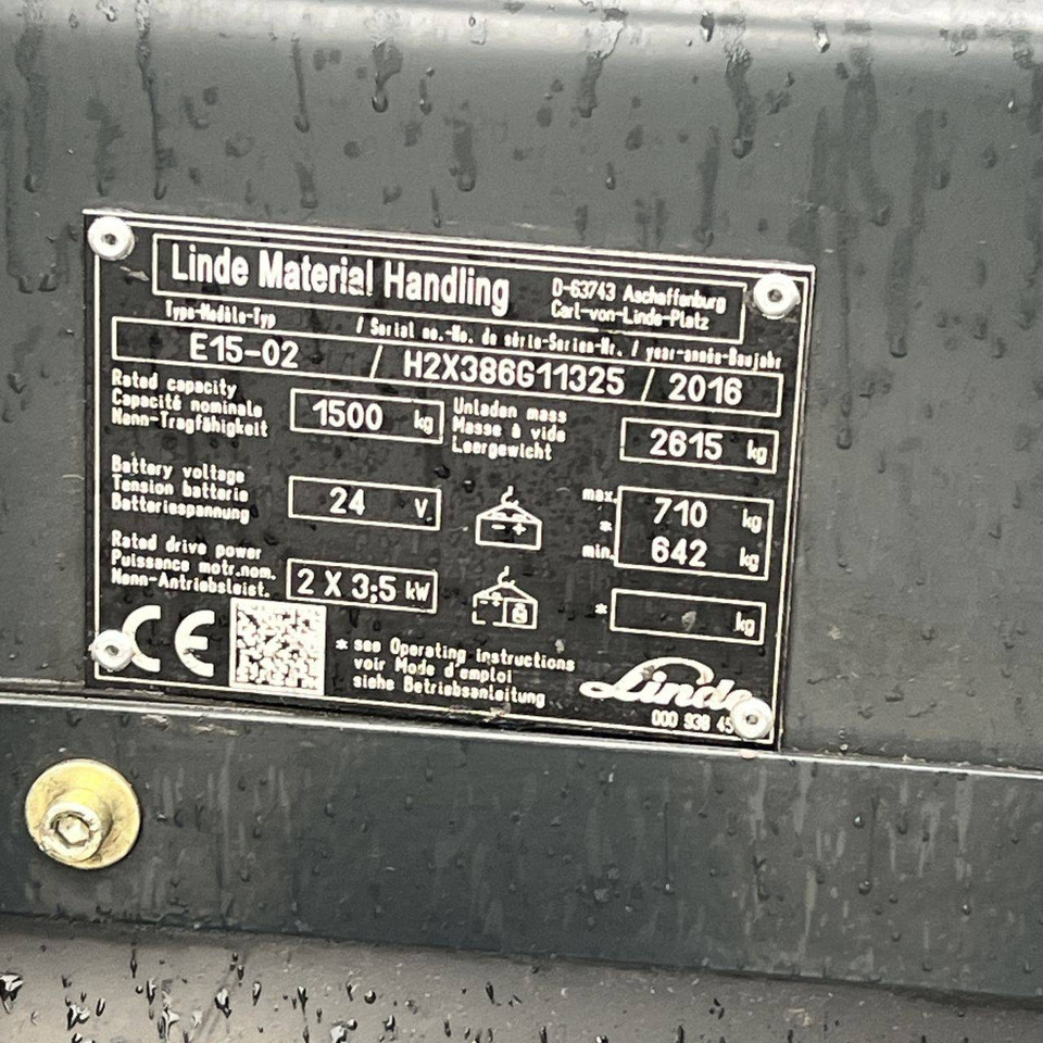 رافعة شوكية كهربائية Linde E15 (386-02) EVO: صورة 19 رافعة شوكية كهربائية Linde E15 (386-02) EVO: صورة 19