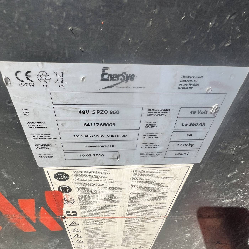 رافعة شوكية كهربائية Linde E16PH (386-02) EVO: صورة 12