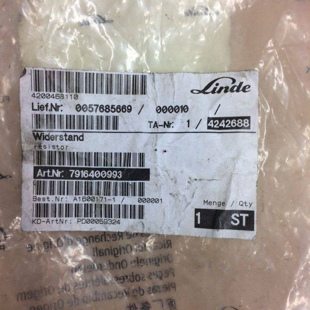 Resistor for Linde - مفتاح عمود التوجيه - معدات المناولة: صورة 4 Resistor for Linde - مفتاح عمود التوجيه - معدات المناولة: صورة 4