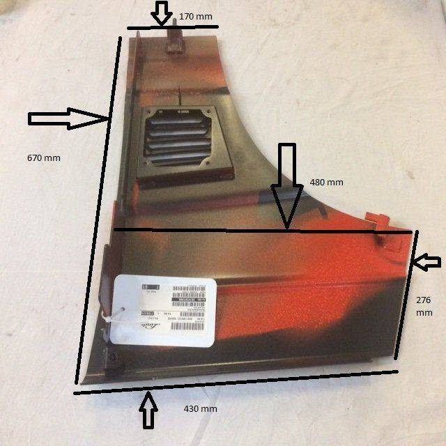 Side panel right for Linde - هيكل السيارة الخارجية - معدات المناولة: صورة 3 Side panel right for Linde - هيكل السيارة الخارجية - معدات المناولة: صورة 3