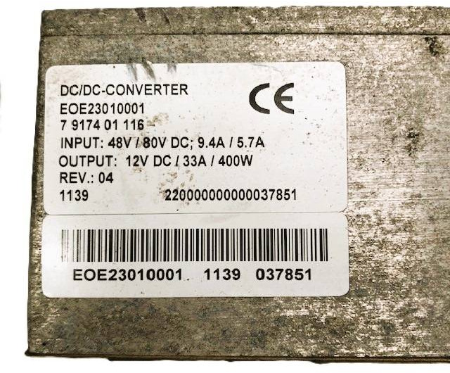 Voltage transformer 400W/48-80V - النظام الكهربائي - معدات المناولة: صورة 4 Voltage transformer 400W/48-80V - النظام الكهربائي - معدات المناولة: صورة 4