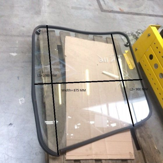 Wind screen for Linde R17X, Series 116 - الزجاج الأمامي - معدات المناولة: صورة 2 Wind screen for Linde R17X, Series 116 - الزجاج الأمامي - معدات المناولة: صورة 2
