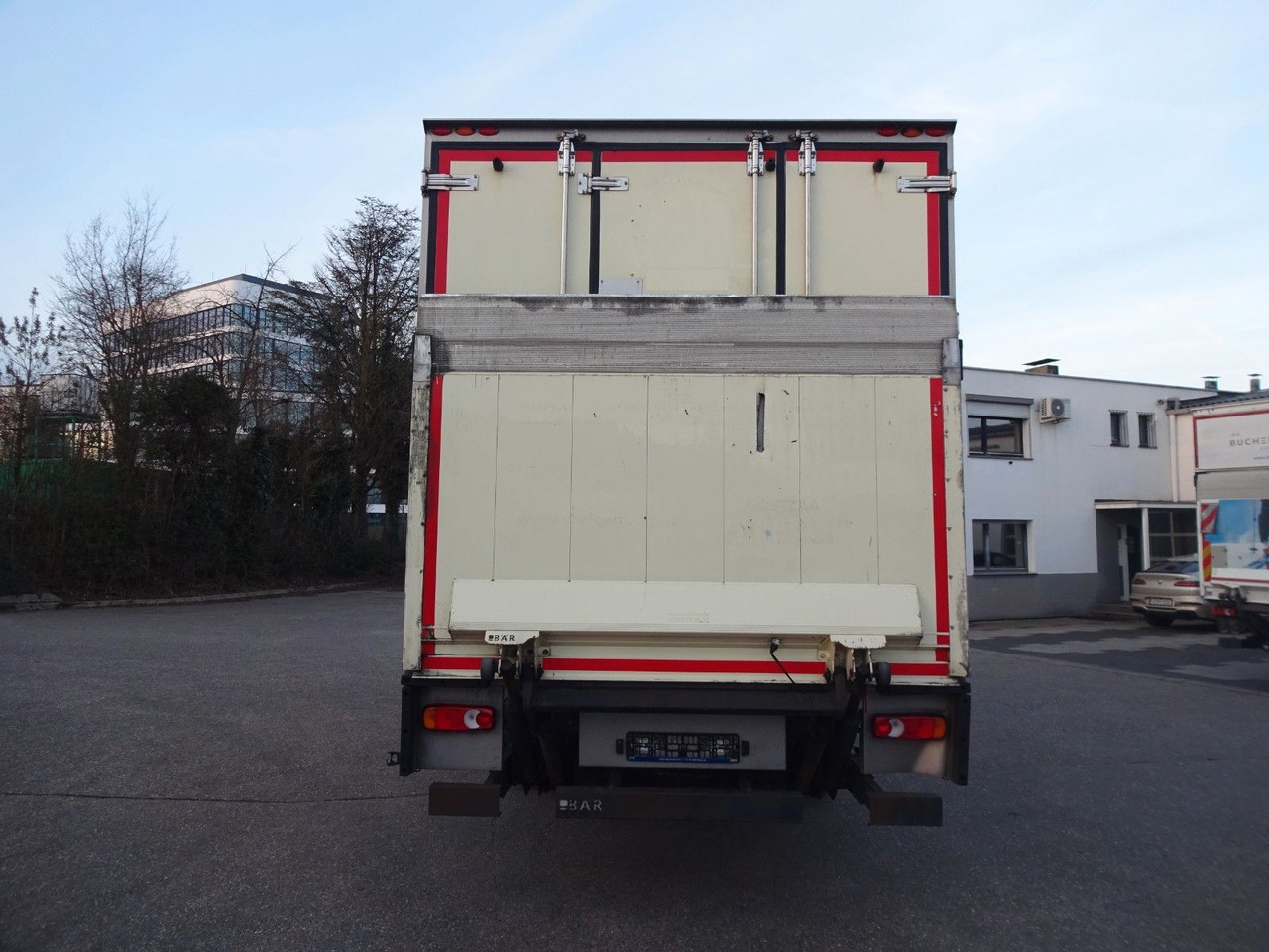 جديدة شاحنة الفريزر DAF LF 230, 12 T, LBW, doors, air conditioning, automatic, camera: صورة 6