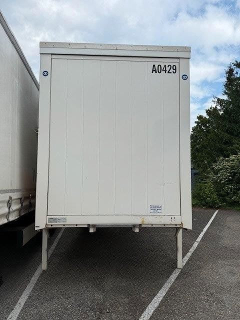 Krone 2 x WB 7,82 Jumbo, Hubdach, Edscha + Anh. Tandem - مقطورة نقل الحاويات: صورة 2 Krone 2 x WB 7,82 Jumbo, Hubdach, Edscha + Anh. Tandem - مقطورة نقل الحاويات: صورة 2